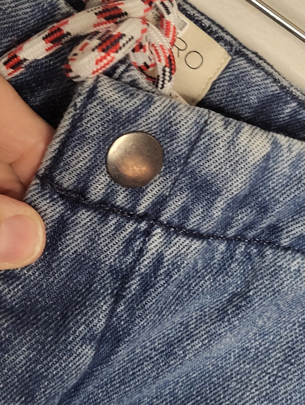 Pilcro Wide-Leg Jeans in Medium Blue - Picture 8 of 16